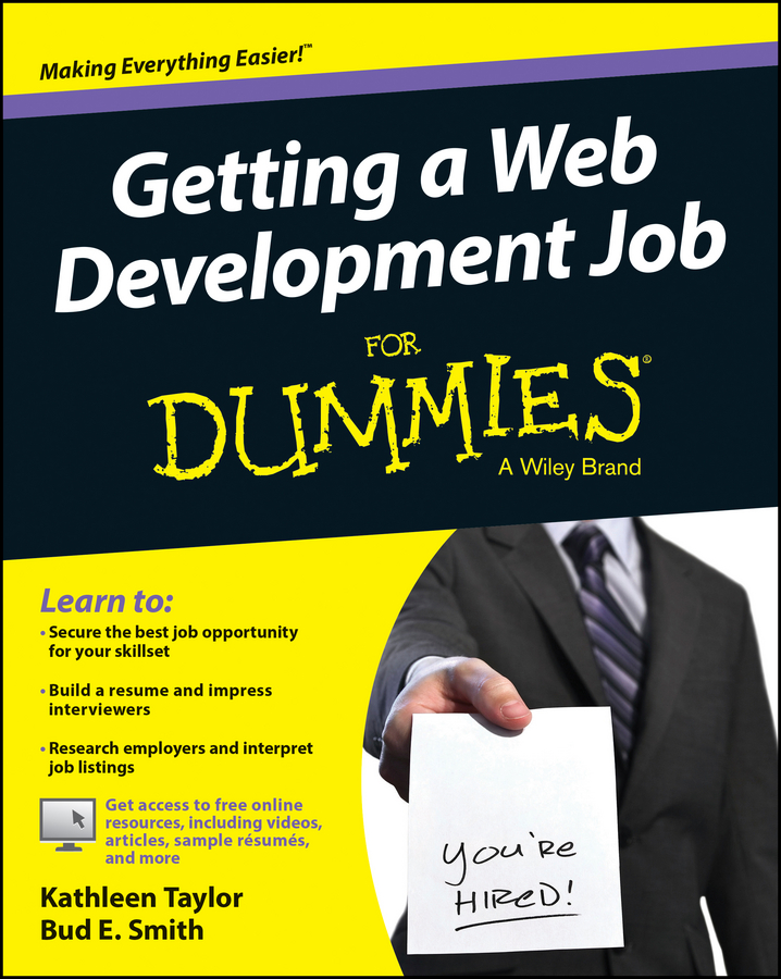 Обложка книги «Getting a Web Development Job For Dummies»