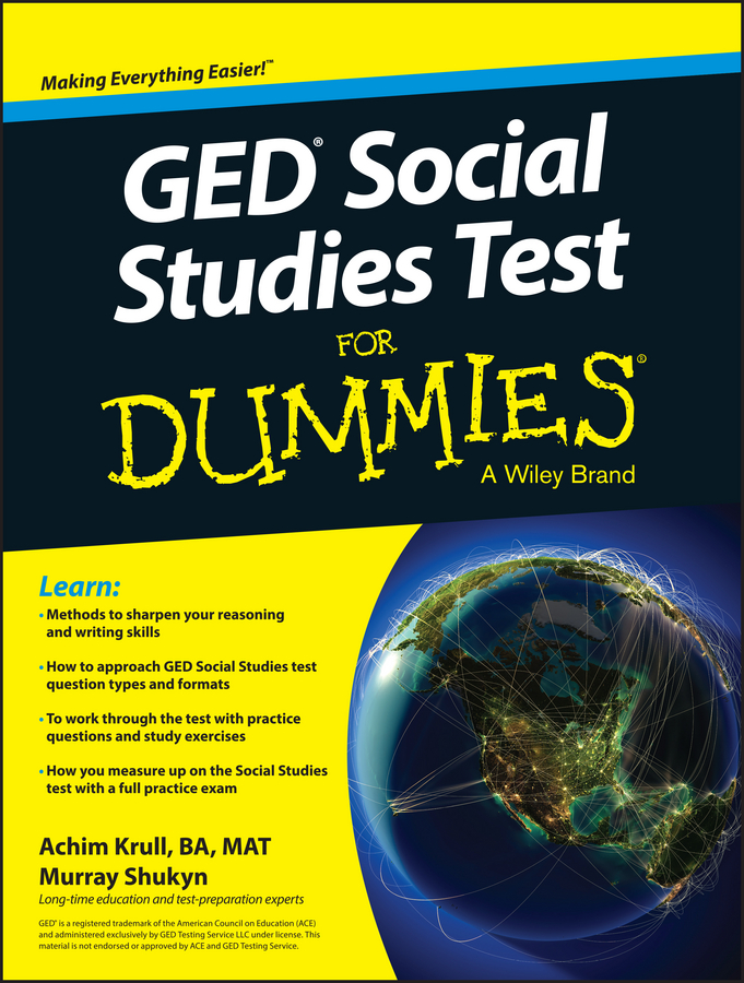 Обложка книги «GED Social Studies For Dummies»
