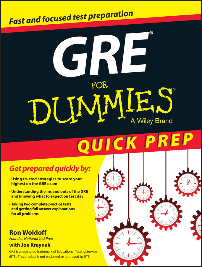 Обложка книги «GRE For Dummies Quick Prep»
