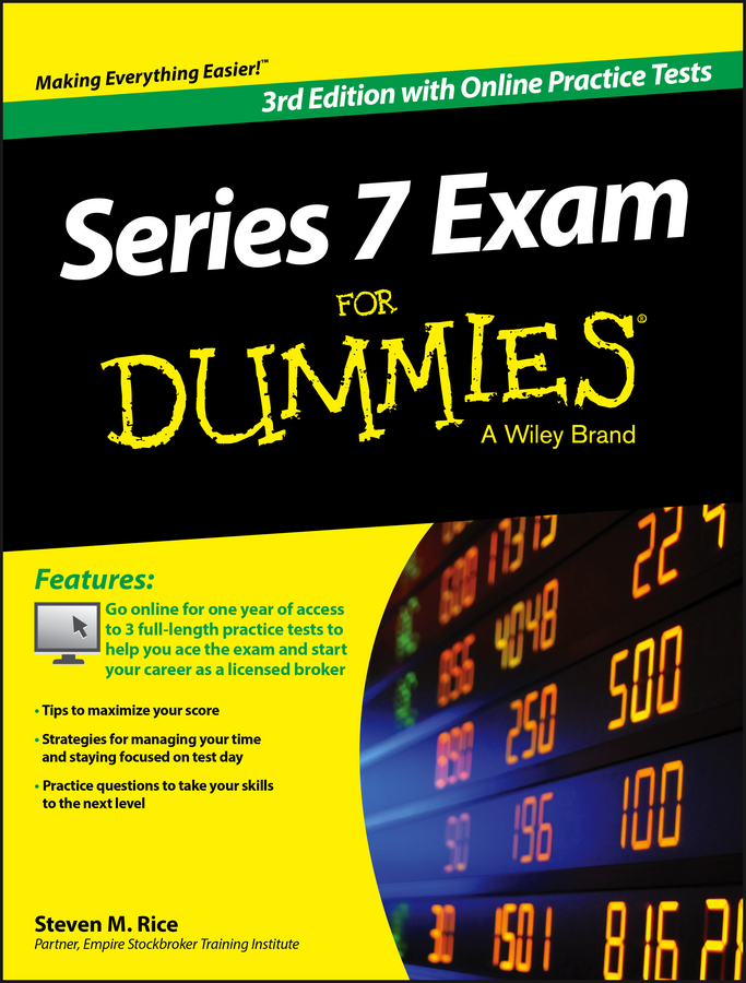 Обложка книги «Series 7 Exam For Dummies, with Online Practice Tests»