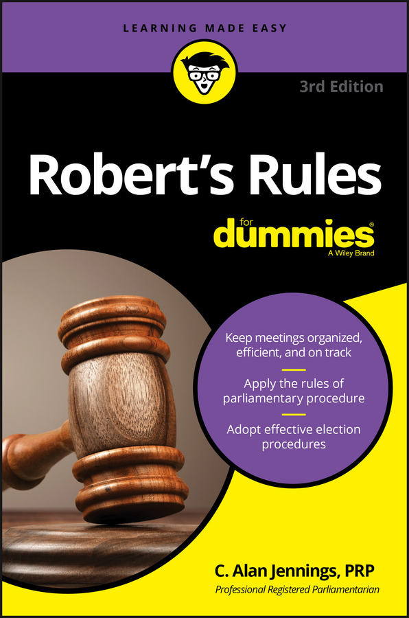 Обложка книги «Robert's Rules For Dummies»