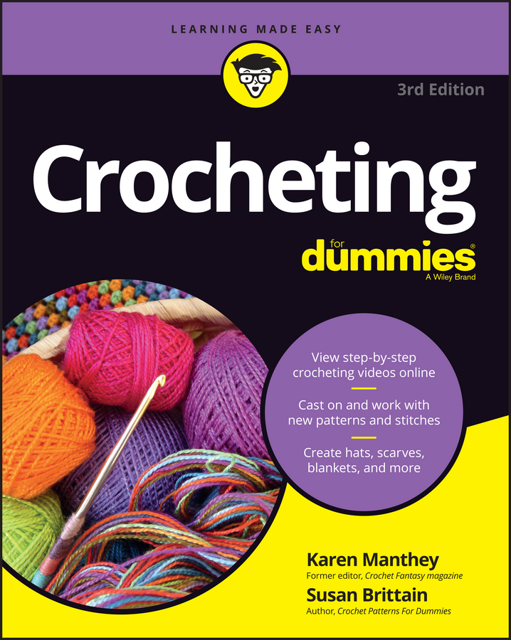 Обложка книги «Crocheting For Dummies with Online Videos»