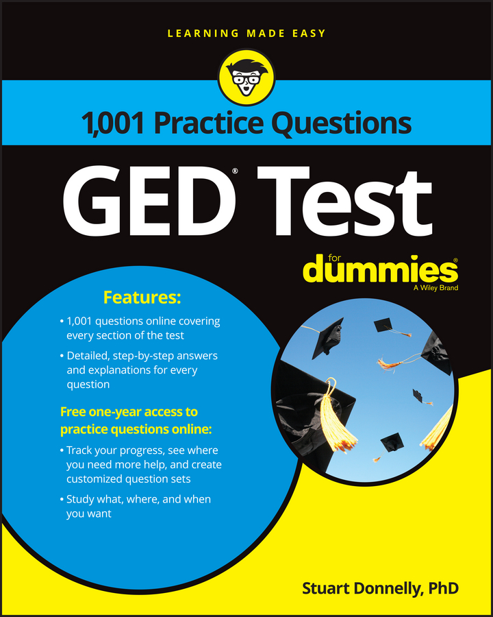 Обложка книги «1,001 GED Practice Questions For Dummies»