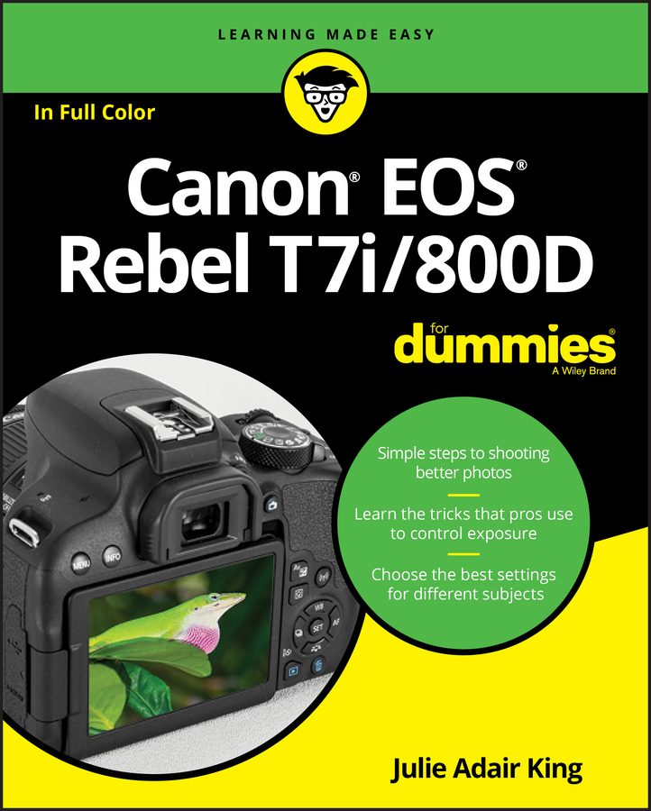 Обложка книги «Canon EOS Rebel T7i/800D For Dummies»