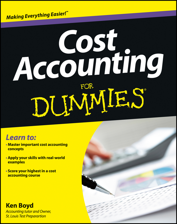 Обложка книги «Cost Accounting For Dummies»