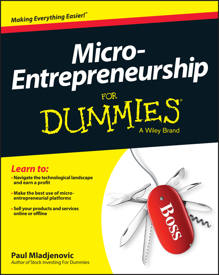 Обложка книги «Micro-Entrepreneurship For Dummies»