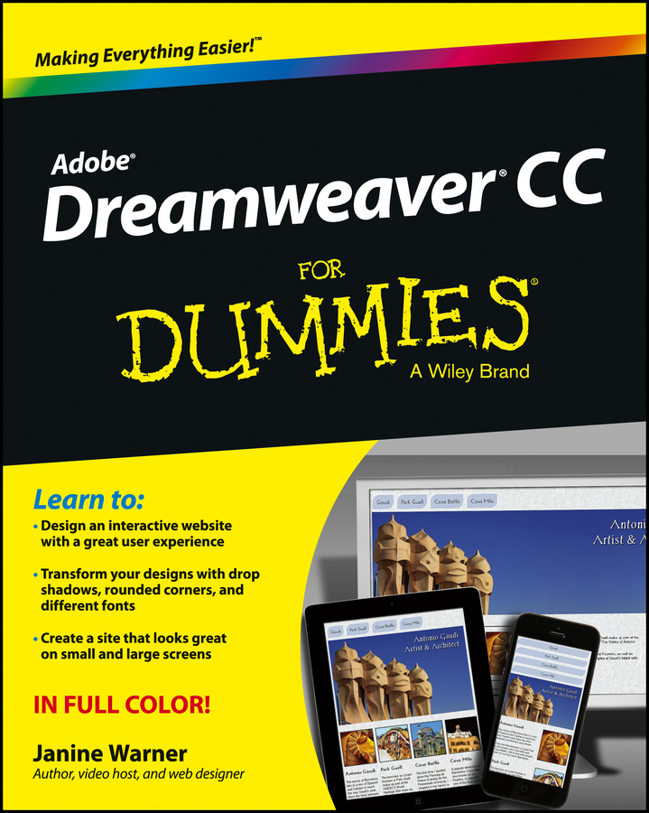 Обложка книги «Dreamweaver CC For Dummies»