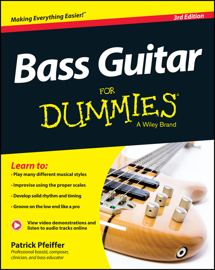 Обложка книги «Bass Guitar For Dummies»