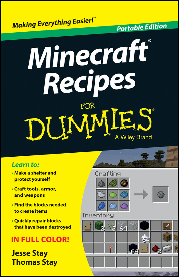 Обложка книги «Minecraft Recipes For Dummies»