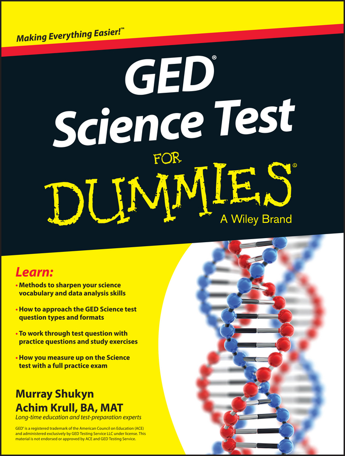 Обложка книги «GED Science For Dummies»