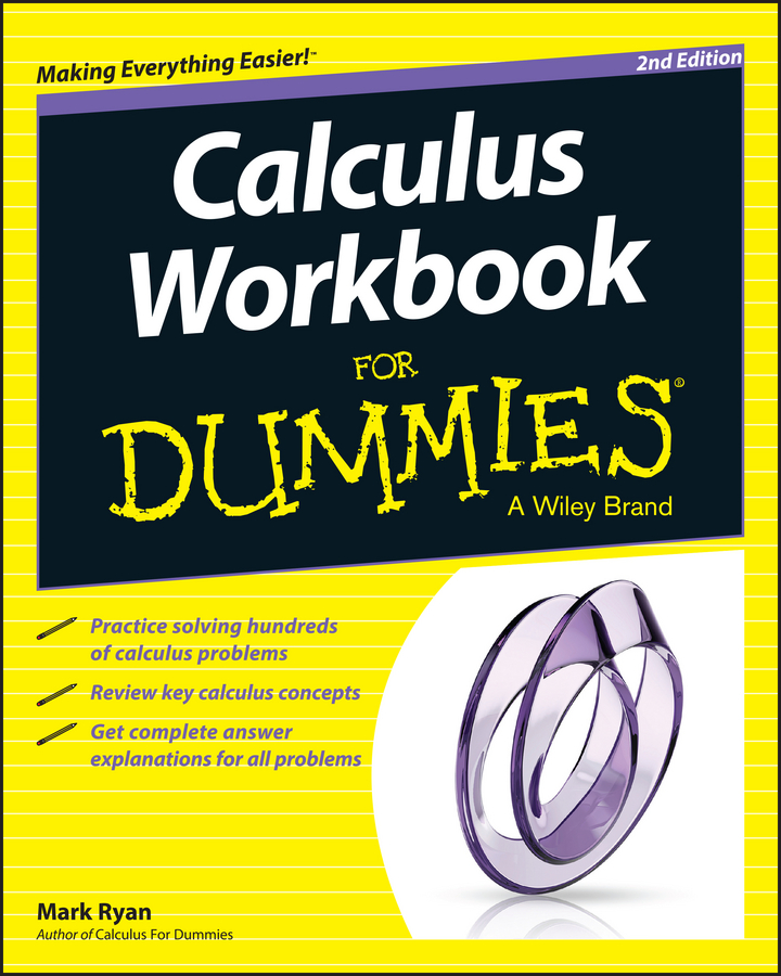 Обложка книги «Calculus Workbook For Dummies»