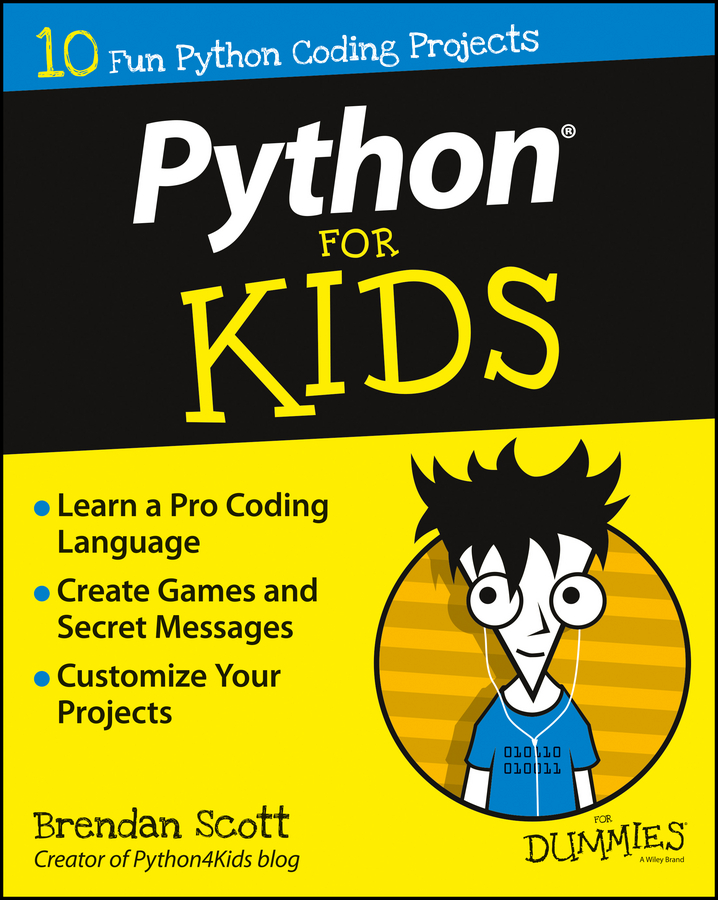 Обложка книги «Python For Kids For Dummies»