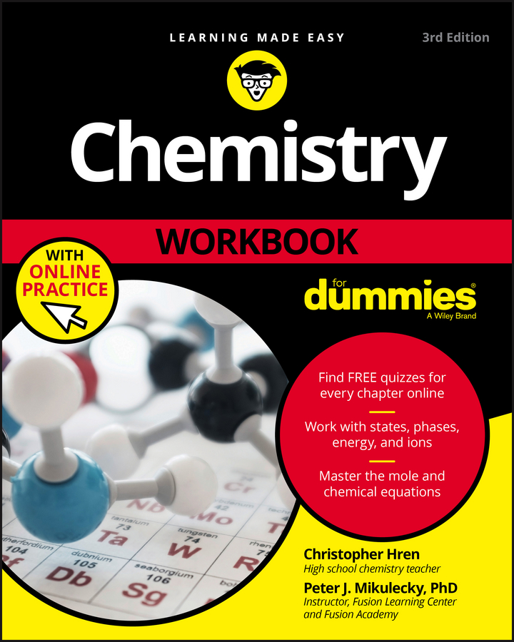 Обложка книги «Chemistry Workbook For Dummies»