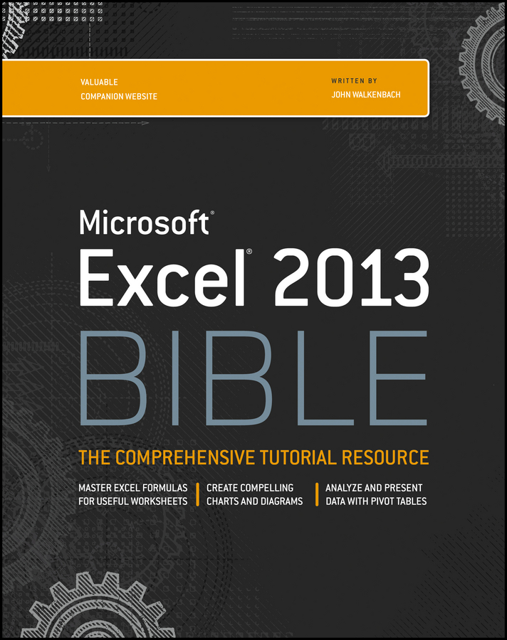 Обложка книги «Excel 2013 Bible»