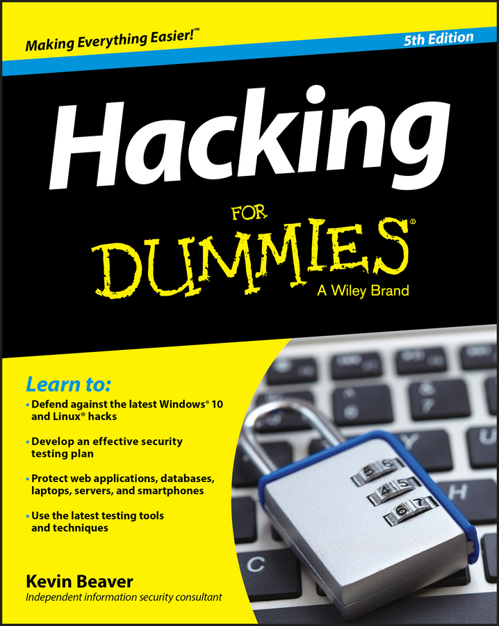 Обложка книги «Hacking For Dummies»