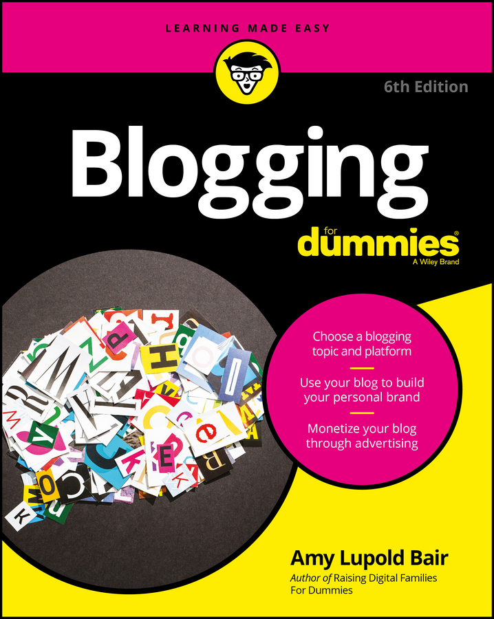 Обложка книги «Blogging For Dummies»
