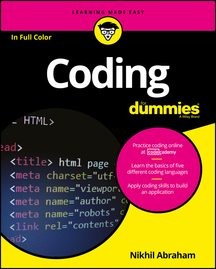 Обложка книги «Coding For Dummies»