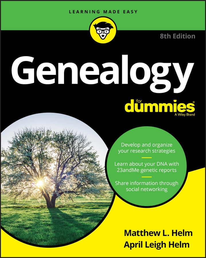Обложка книги «Genealogy For Dummies»