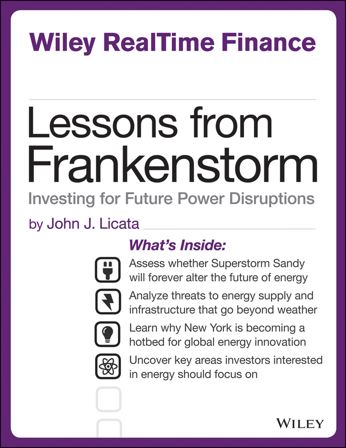Обложка книги «Lessons from Frankenstorm. Investing for Future Power Disruptions»