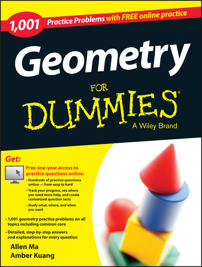 Обложка книги «Geometry: 1,001 Practice Problems For Dummies (+ Free Online Practice)»