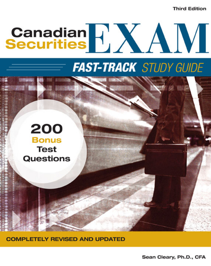 Обложка книги «Canadian Securities Exam Fast-Track Study Guide»