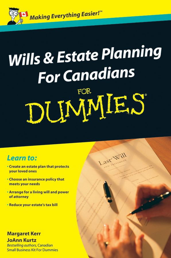 Обложка книги «Wills and Estate Planning For Canadians For Dummies»