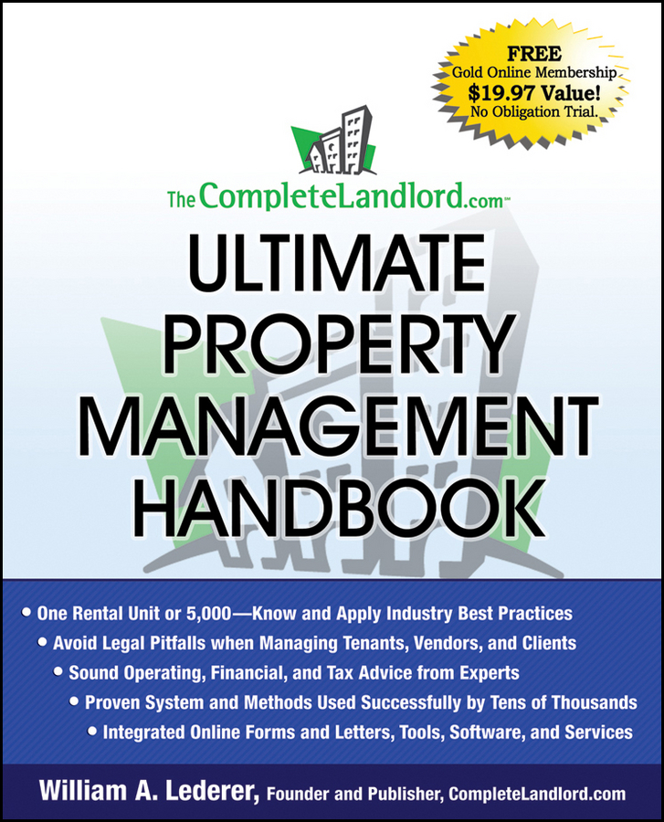 Обложка книги «The CompleteLandlord.com Ultimate Property Management Handbook»