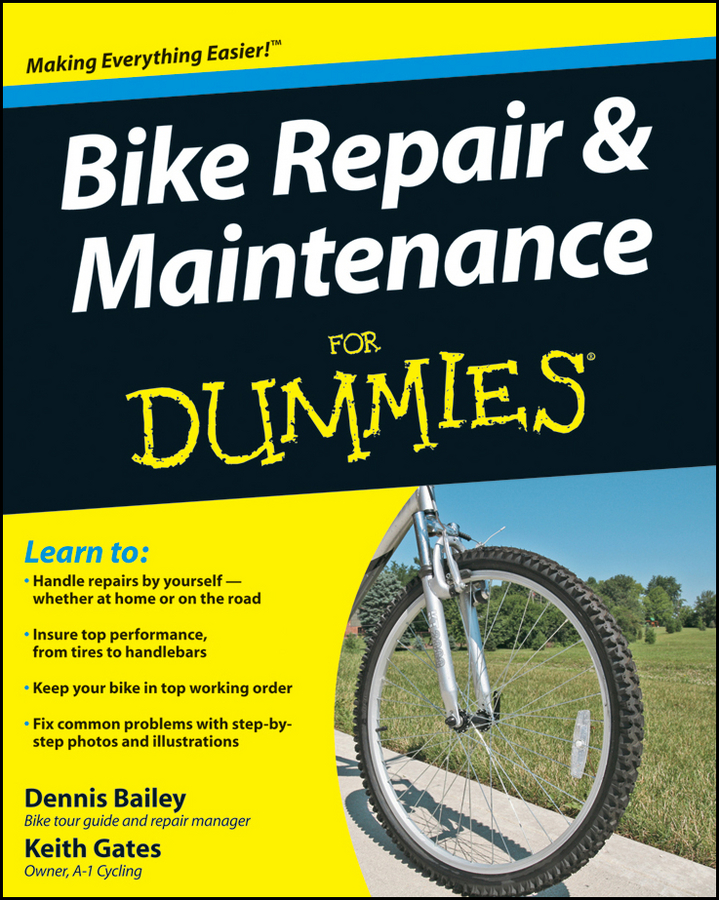 Обложка книги «Bike Repair and Maintenance For Dummies»