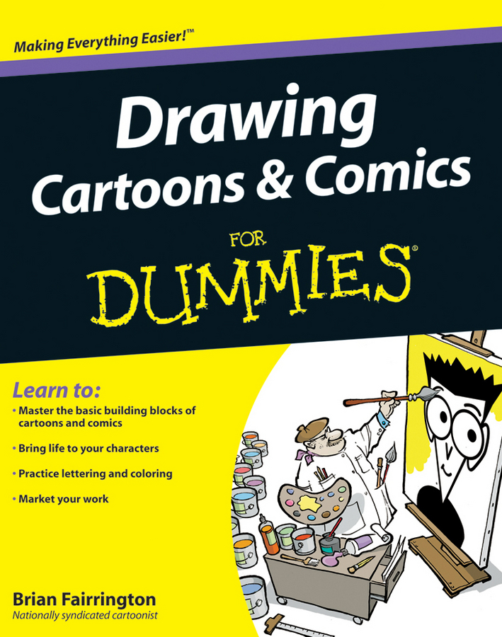 Обложка книги «Drawing Cartoons and Comics For Dummies»