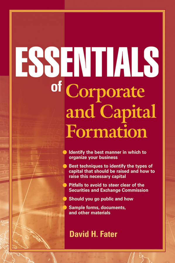 Обложка книги «Essentials of Corporate and Capital Formation»
