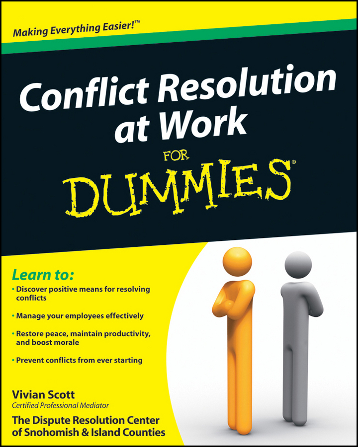 Обложка книги «Conflict Resolution at Work For Dummies»