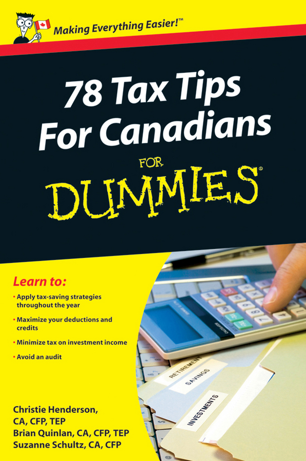 Обложка книги «78 Tax Tips For Canadians For Dummies»