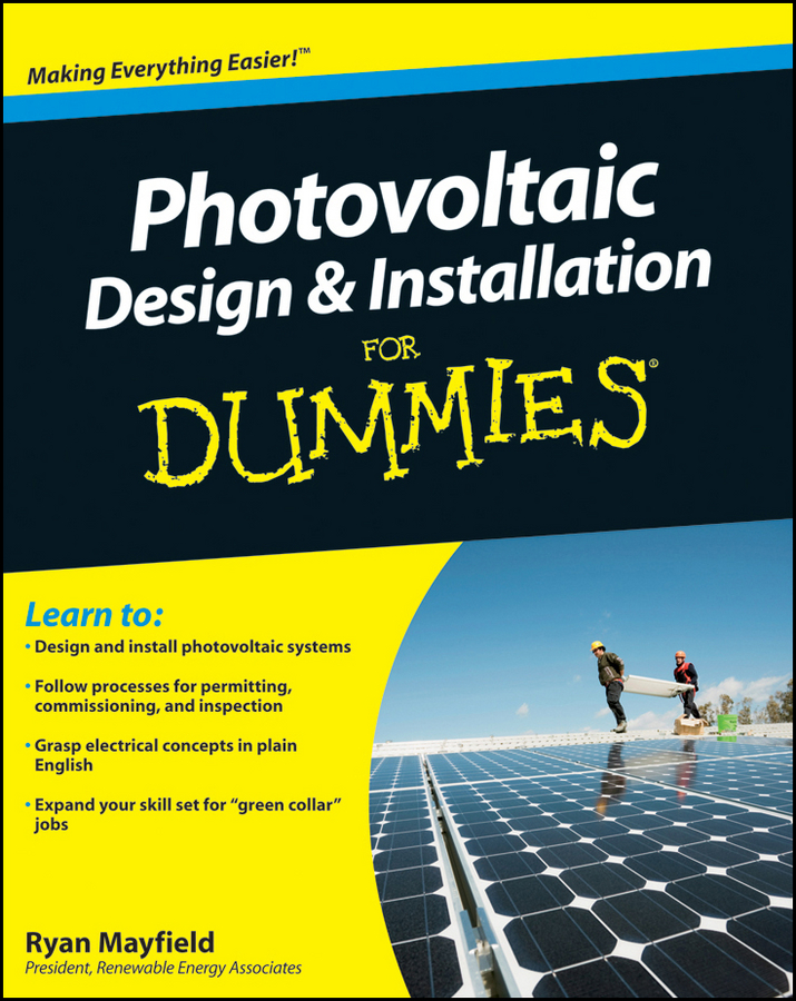 Обложка книги «Photovoltaic Design and Installation For Dummies»