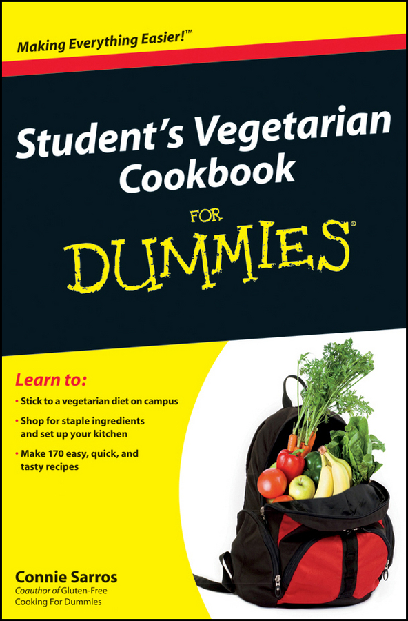 Обложка книги «Student's Vegetarian Cookbook For Dummies»