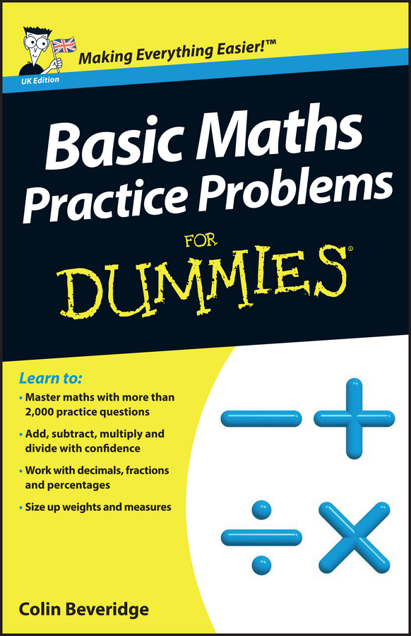 Обложка книги «Basic Maths Practice Problems For Dummies»