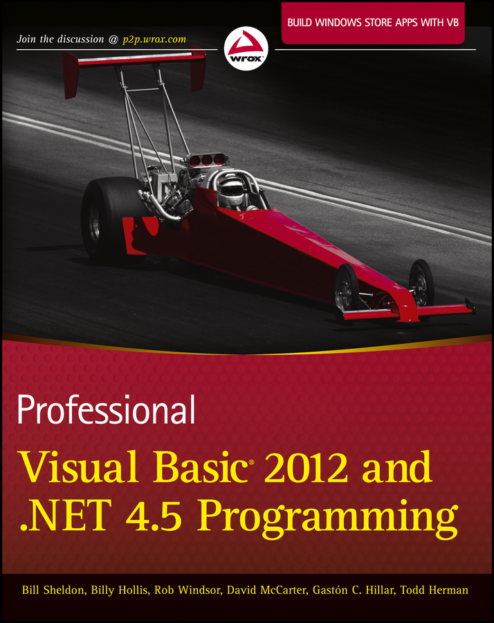 Обложка книги «Professional Visual Basic 2012 and .NET 4.5 Programming»