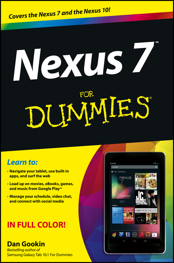 Обложка книги «Nexus 7 For Dummies (Google Tablet)»
