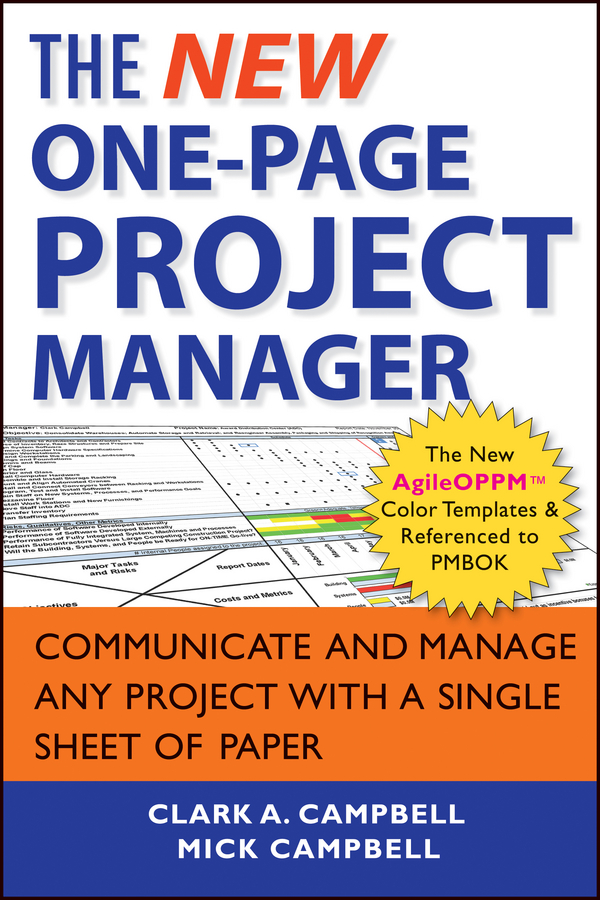 Обложка книги «The New One-Page Project Manager. Communicate and Manage Any Project With A Single Sheet of Paper»