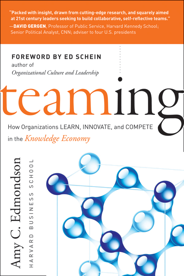 Обложка книги «Teaming. How Organizations Learn, Innovate, and Compete in the Knowledge Economy»