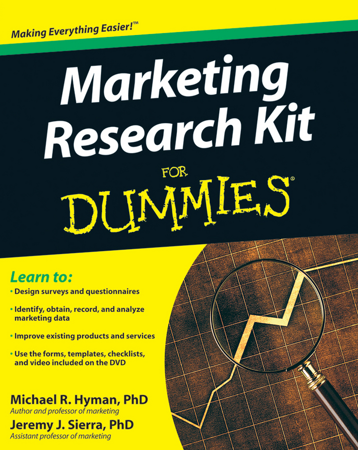 Обложка книги «Marketing Research Kit For Dummies»