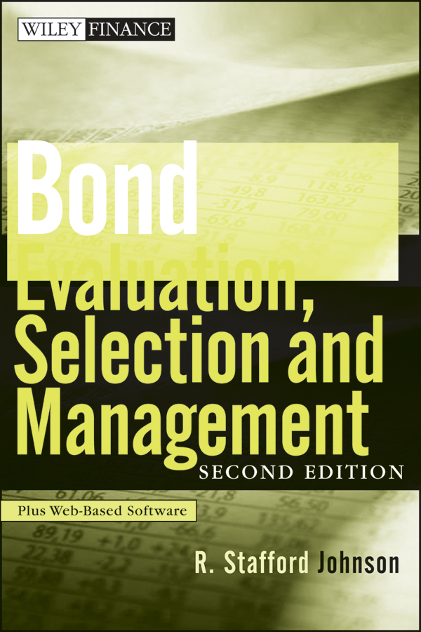 Обложка книги «Bond Evaluation, Selection, and Management»