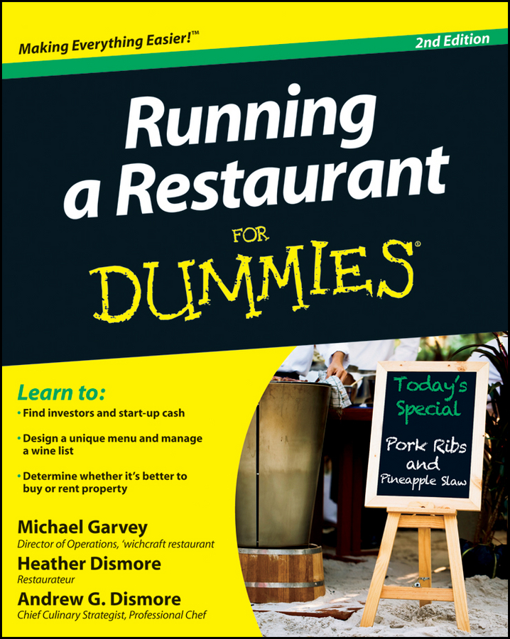 Обложка книги «Running a Restaurant For Dummies»