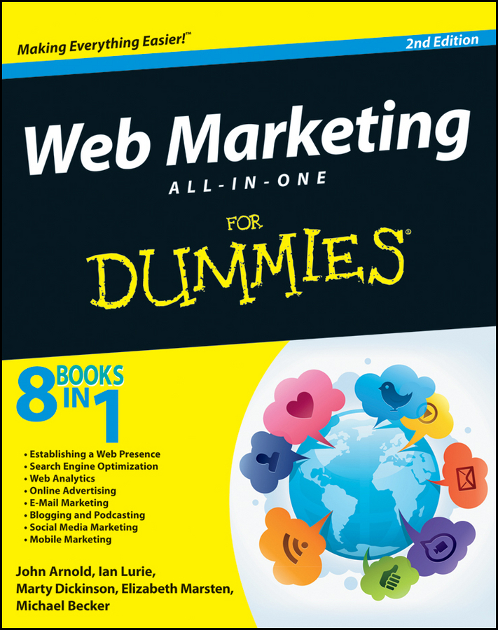 Обложка книги «Web Marketing All-in-One For Dummies»