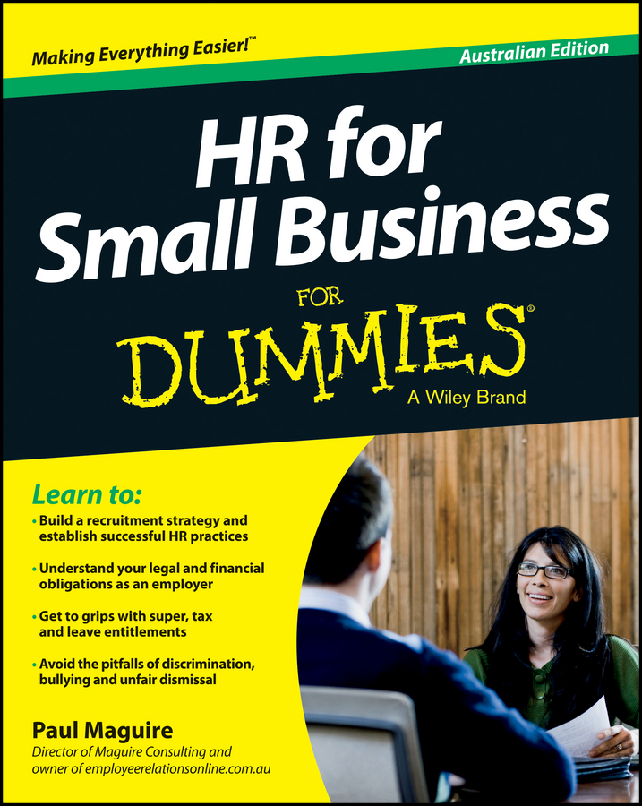 Обложка книги «HR For Small Business For Dummies - Australia»