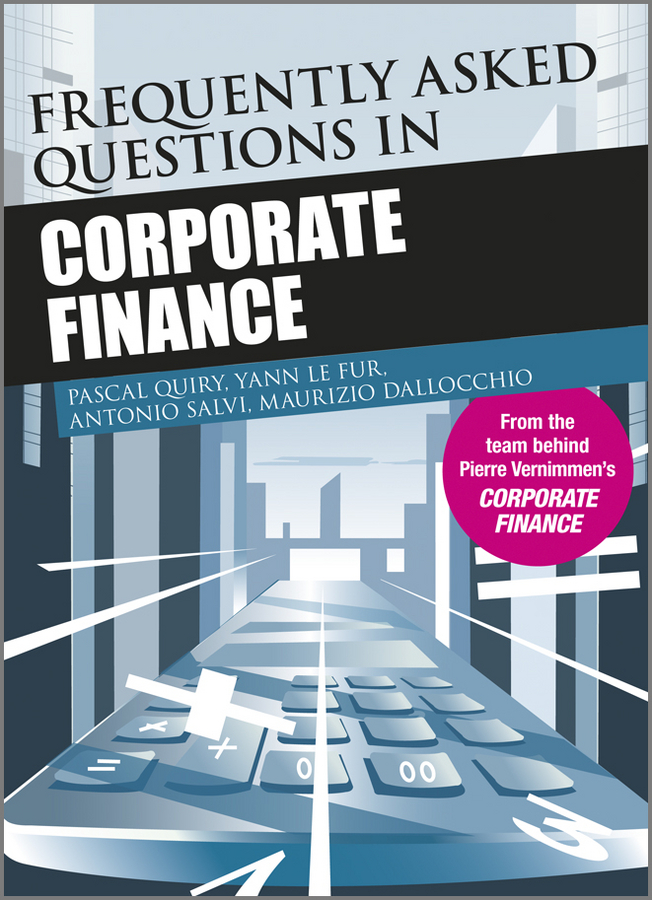 Обложка книги «Frequently Asked Questions in Corporate Finance»