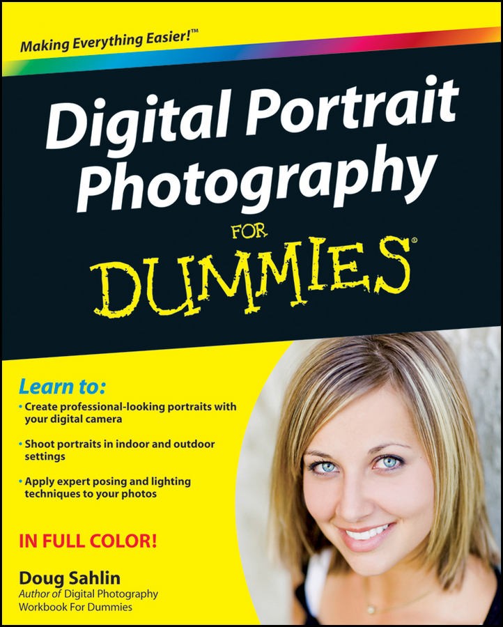 Обложка книги «Digital Portrait Photography For Dummies»