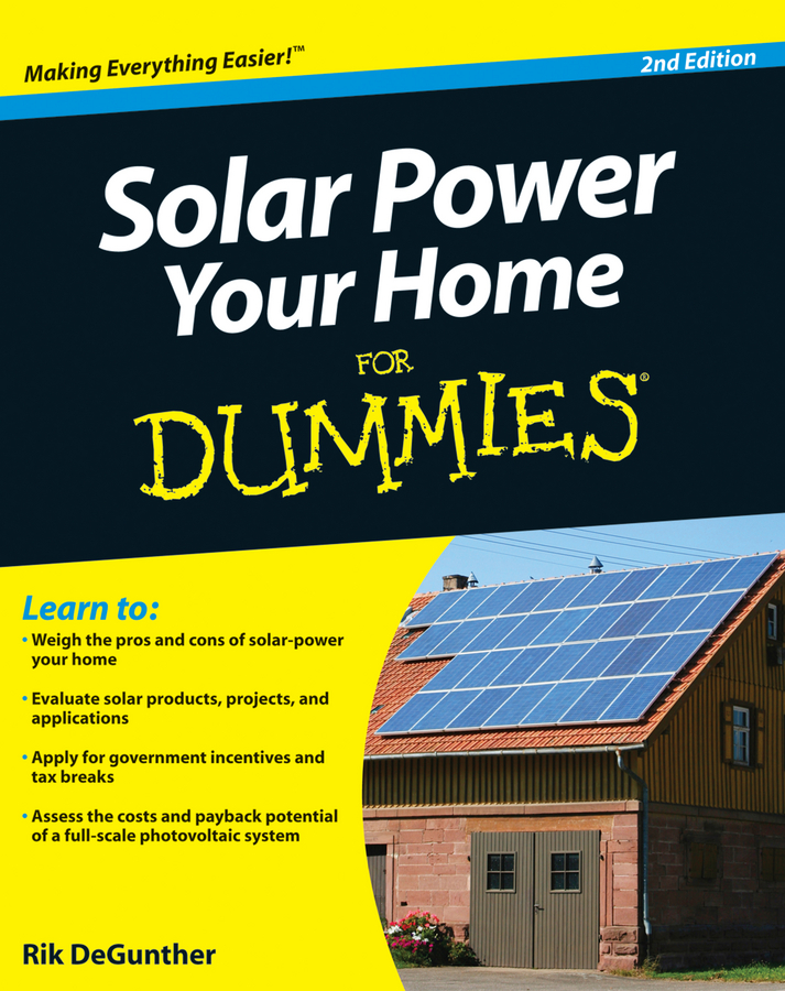Обложка книги «Solar Power Your Home For Dummies»