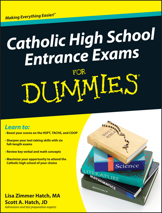 Обложка книги «Catholic High School Entrance Exams For Dummies»