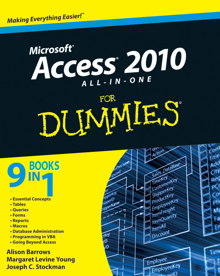 Обложка книги «Access 2010 All-in-One For Dummies»