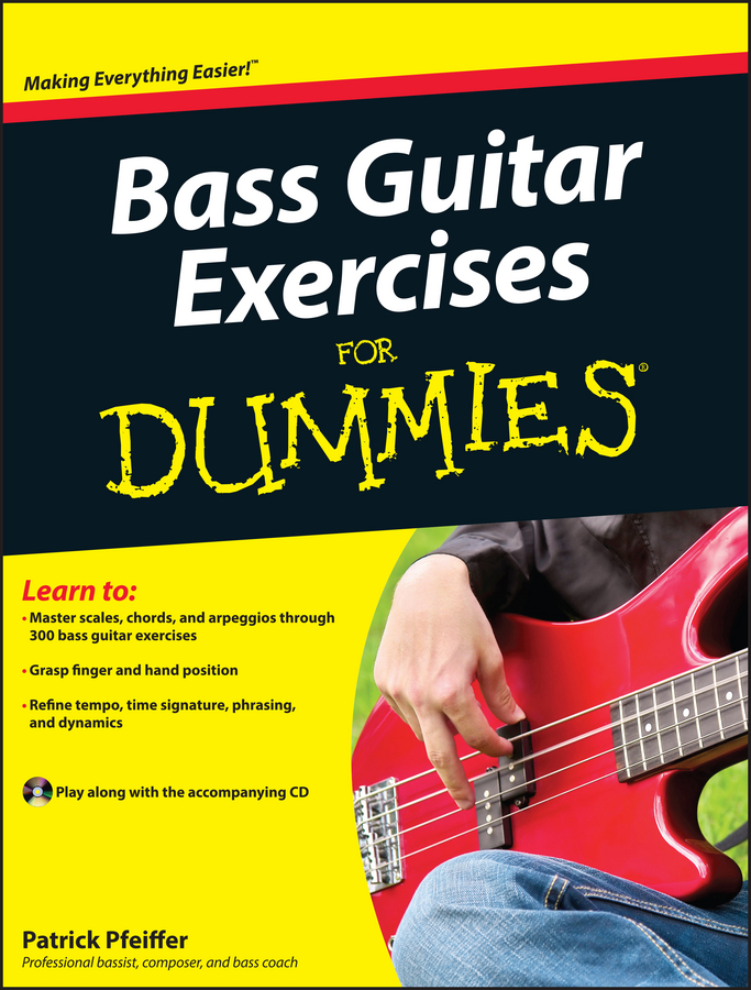 Обложка книги «Bass Guitar Exercises For Dummies»